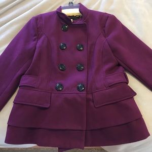 Purple Steve Madden coat